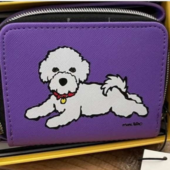 Marc Tetro bichon zip wallet w strap BNIB - Picture 1 of 3